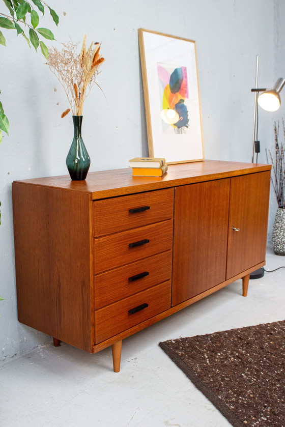 Image 1 of Vintage teakhouten Dressoirs