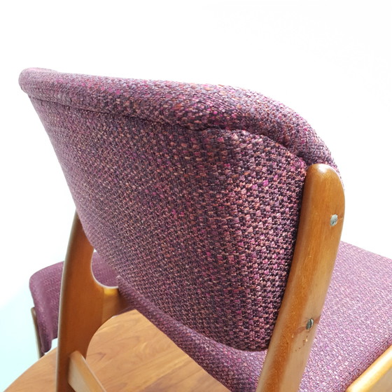 Image 1 of 5x Mid Century Deense eetkamerstoelen