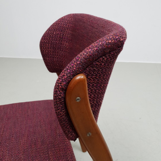 Image 1 of 5x Mid Century Deense eetkamerstoelen