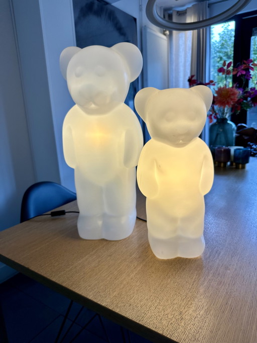 2x Lumibär by Elmar Flötotto lamp