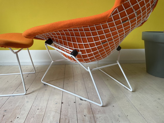 Image 1 of Knoll Harry Bertoia Bird Chair + Ottoman