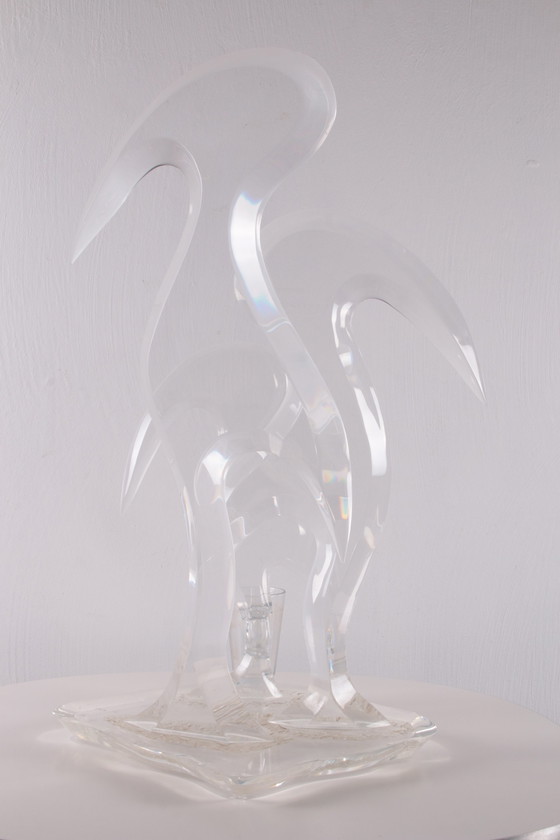 Image 1 of Plexiglas Vogels Hivo van Teal 20th Century