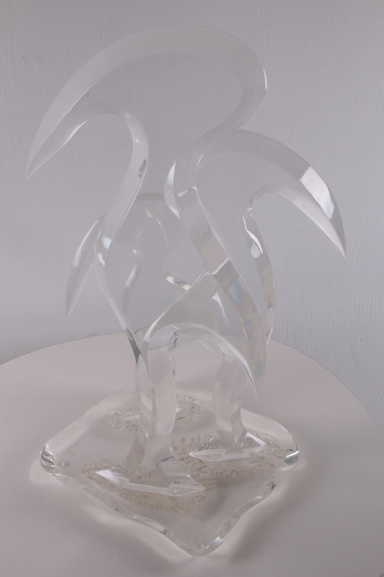 Image 1 of Plexiglas Vogels Hivo van Teal 20th Century