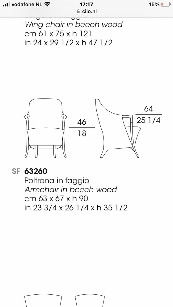 Image 1 of 2x Giorgetti Progetti 63260