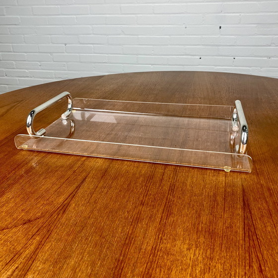 Image 1 of Vintage plexiglas dienblad