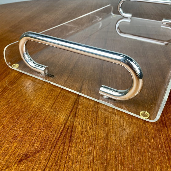 Image 1 of Vintage plexiglas dienblad