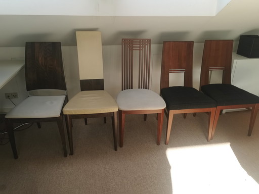 5x Pietro Constantini eetkamerstoelen