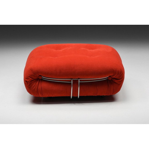 Vintage Soriana poef van Afra en Tobia Scarpa voor Cassina, 1970