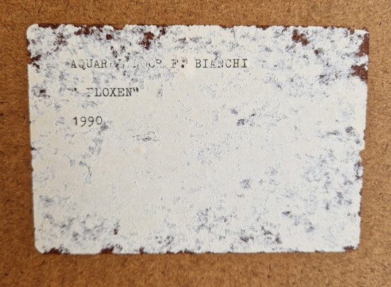 Image 1 of 2 Gesigneerde Aquarellen Van De Rotterdamse Kunstenaar Frans Bianchi 