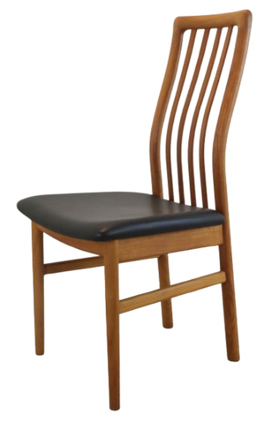 Image 1 of 6x Kai Kristiansen voor Schou Andersen stoelen 'Lille Arden' vintage