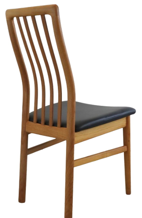 Image 1 of 6x Kai Kristiansen voor Schou Andersen stoelen 'Lille Arden' vintage