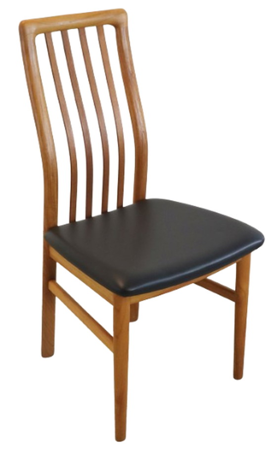 Image 1 of 6x Kai Kristiansen voor Schou Andersen stoelen 'Lille Arden' vintage