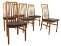 6x Kai Kristiansen voor Schou Andersen stoelen 'Lille Arden' vintage