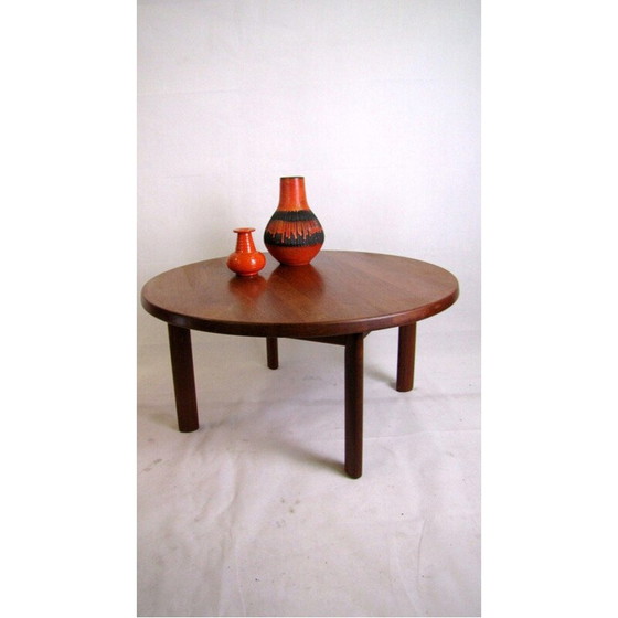 Image 1 of Vintage teakhouten salontafel van Nils Bach, Denemarken