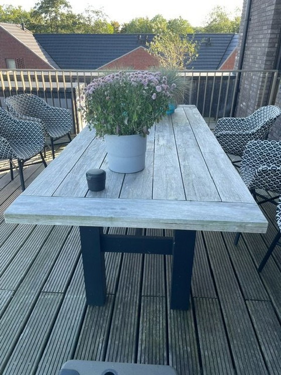 Image 1 of Teakhouten Tuintafel