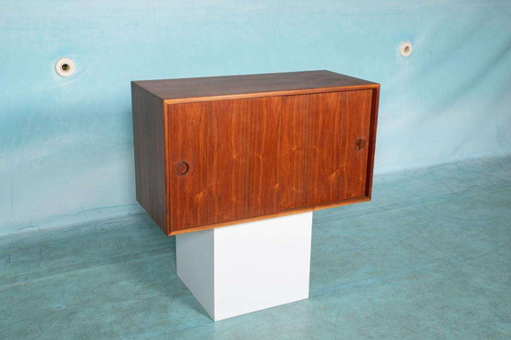 Image 1 of Vintage Deens design hangend wandmeubel, floating sideboard