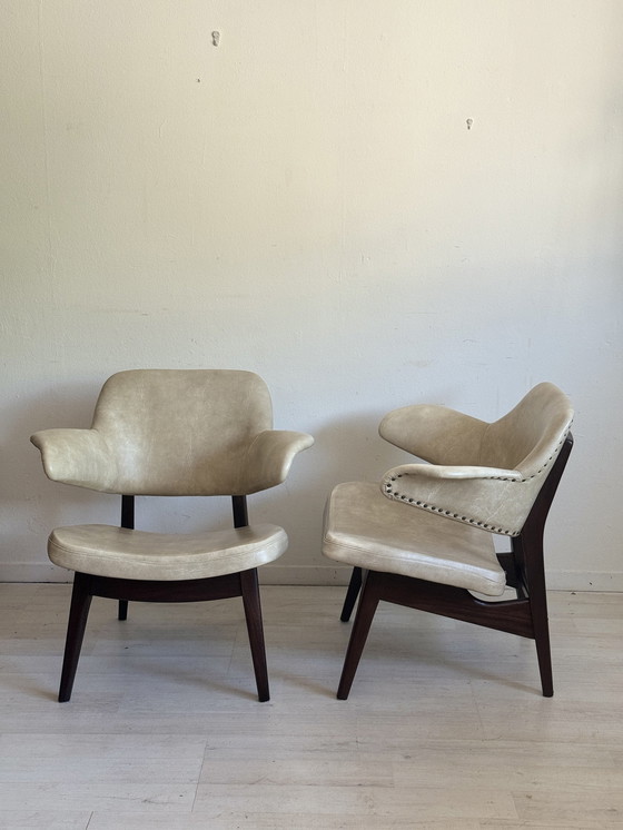 Image 1 of Vintage Penguin Cocktail Chairs Louis Van Teeffelen