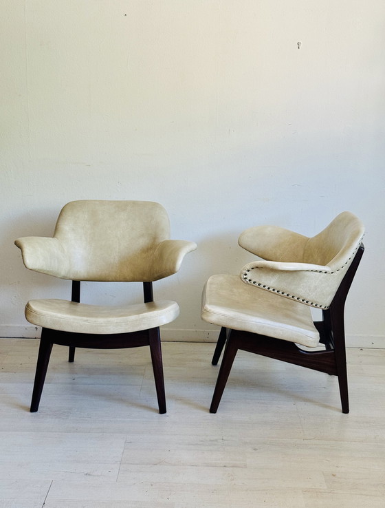 Image 1 of Vintage Penguin Cocktail Chairs Louis Van Teeffelen