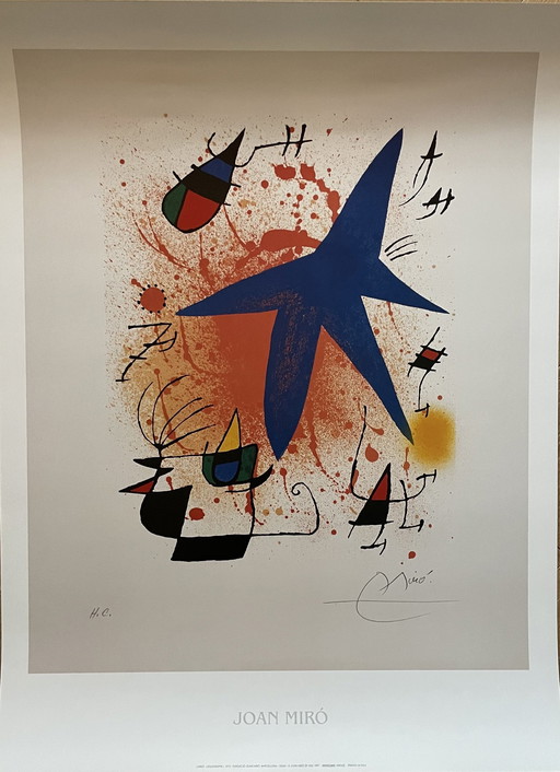 Joan Miró (1893-1983), Lithografie I, 1972 Copyright Joan Miró Door Siae 1997