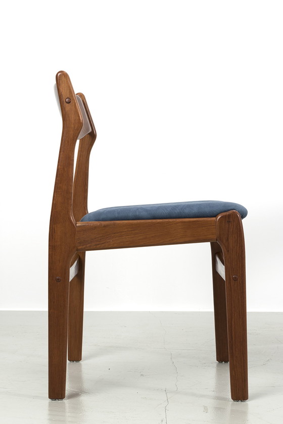 Image 1 of 4x Vintage Deense stoel