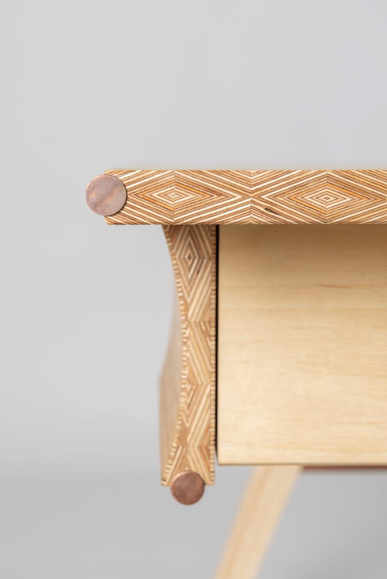 Image 1 of Handmade bureau+lamp