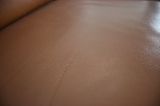 Image 1 of Cor Conseta Couch driezits design bank leer zadelbruin