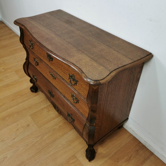 Image 1 of Vintage Chippendale Buikkastje Ladekastje 