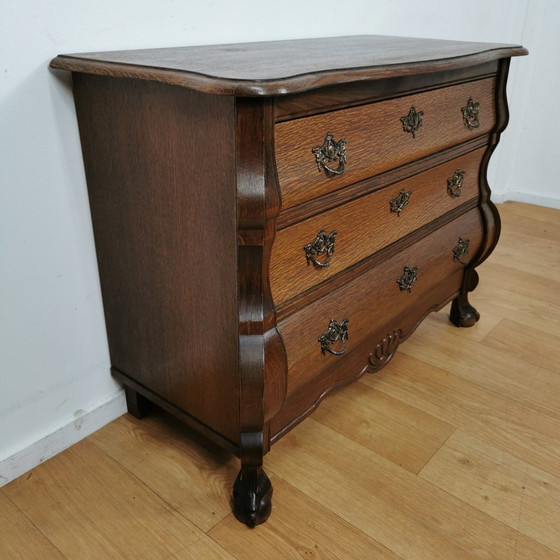 Image 1 of Vintage Chippendale Buikkastje Ladekastje 