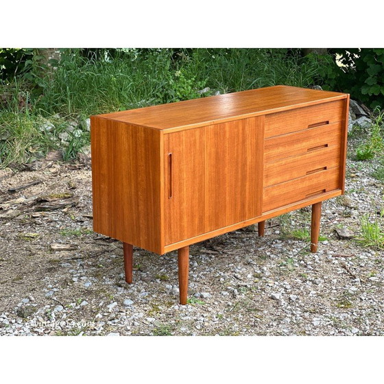 Image 1 of Vintage teak houten dressoir van Nils Jonnson voor Troeds, Zweden 1950