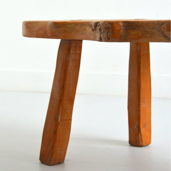 Image 1 of Vintage massief eiken salontafel, 1970