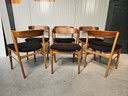 Vintage Deense Stoelen, Set Van 6