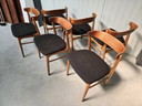 Vintage Deense Stoelen, Set Van 6