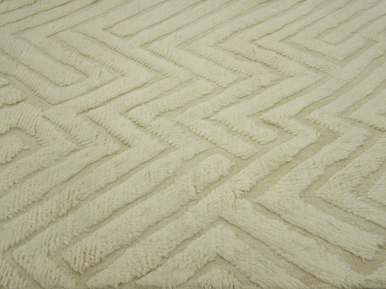 Image 1 of Berber Vloerkleed - 248 Cm X 148 Cm - Witte Wol