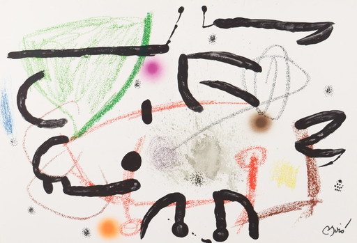 Joan Miro, litho op papier, 'Maravillas Con Variations Acrosticas'.