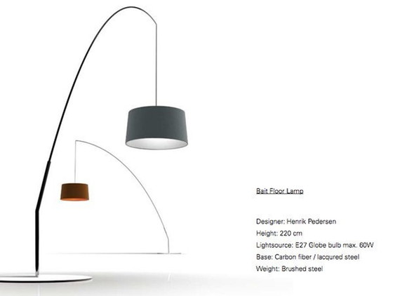 Image 1 of Frandsen Bait floor lamp by Henrik Pedersen