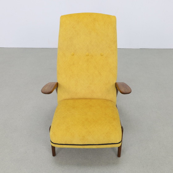 Image 1 of Vintage Fauteuil Gimson And Slater, 1960S Nieuw Gestoffeerd