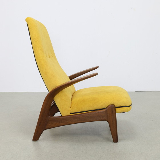 Image 1 of Vintage Fauteuil Gimson And Slater, 1960S Nieuw Gestoffeerd