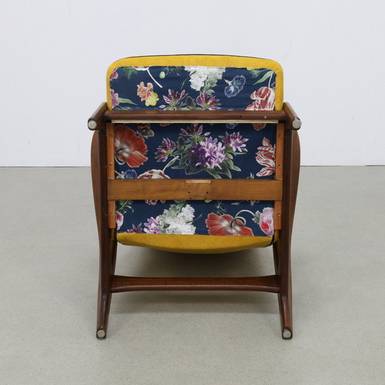 Image 1 of Vintage Fauteuil Gimson And Slater, 1960S Nieuw Gestoffeerd