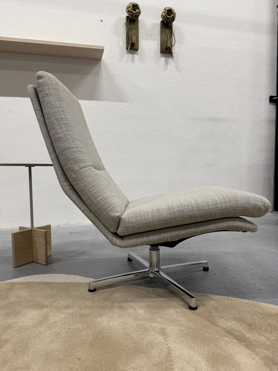 Image 1 of Gelderland 400 Fauteuil Met Voetenbank Riva Stof