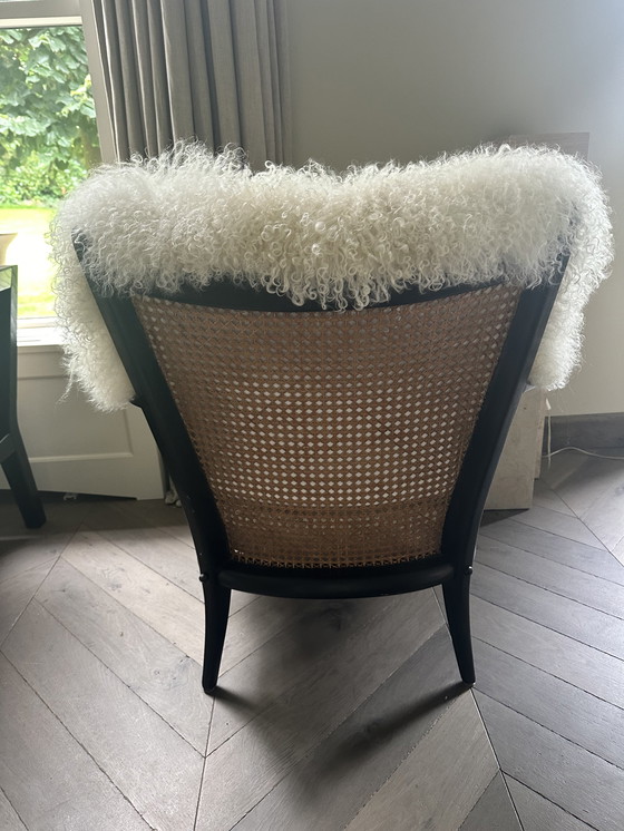 Image 1 of Vintage schapenvacht fauteuil