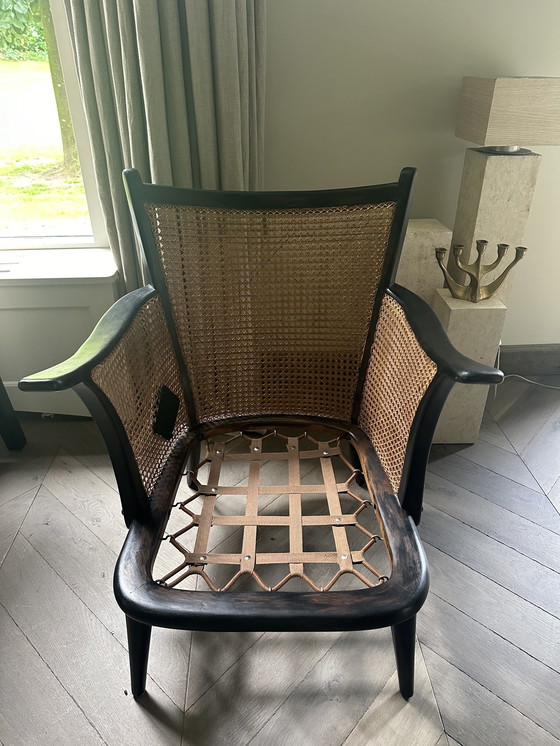 Image 1 of Vintage schapenvacht fauteuil