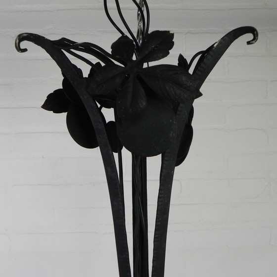 Image 1 of Art Deco Hanglamp Muller Freres Luneville Jaren 30