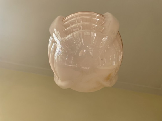 Image 1 of Modernistisch Lamp Hanglamp Art Deco 1930 Puntvormige Bol