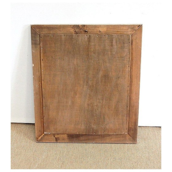 Image 1 of Vintage rechthoekige spiegel met glazuur