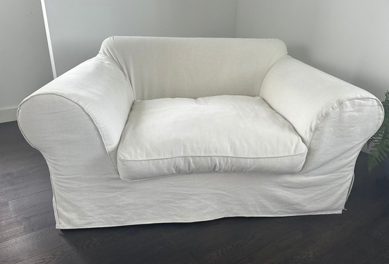 Image 1 of Loveseat crème