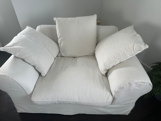 Image 1 of Loveseat crème