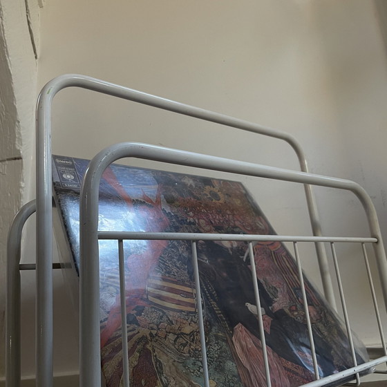 Image 1 of Vintage Platenrek / Lectuurbak