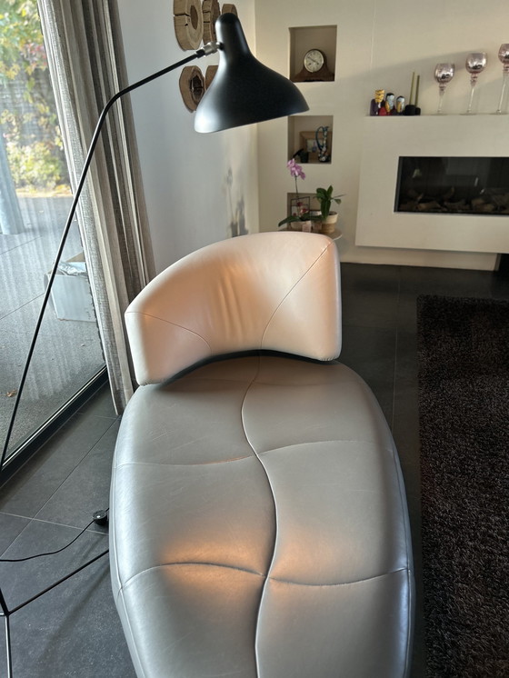 Image 1 of Leolux Kikko Chaise Longue Lederen Design Fauteuil