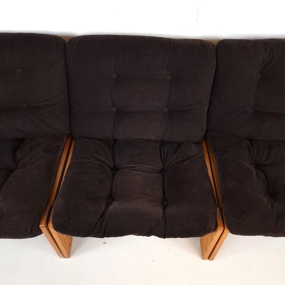 Image 1 of 3X Vintage Lounge Fauteuil