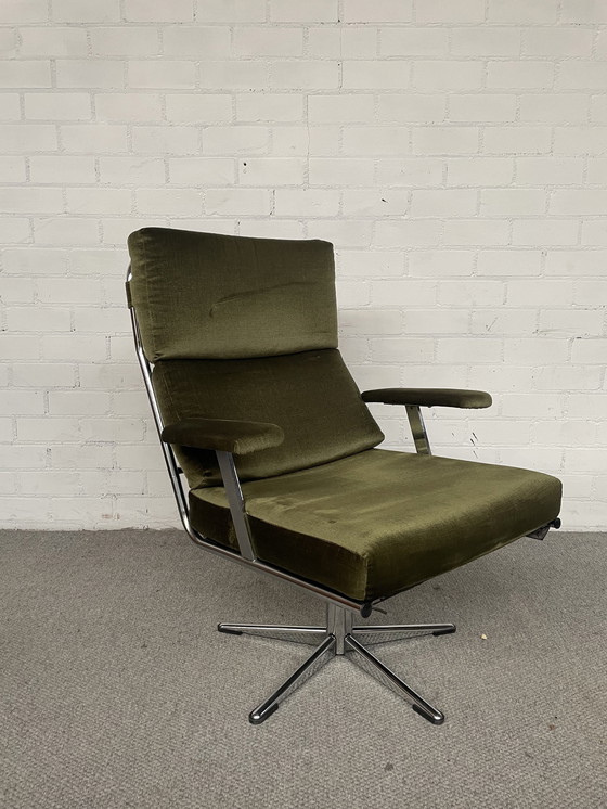 Image 1 of Vintage Belgische draaifauteuil